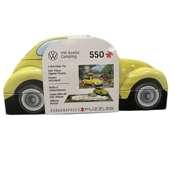 VW Beetle Camping Puzzle in Collector’s Tin - Picture 3 of 4